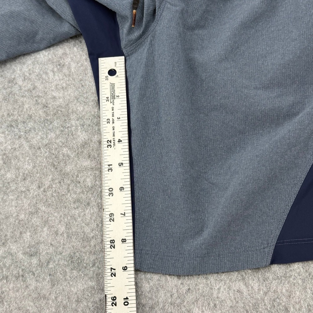 Lululemon Mens Athletic Training Shorts Grey Navy Blue Drawstring 9 Inch Inseam - Picture 7 of 11